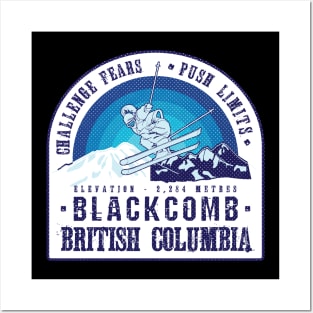 Ski Blackcomb British Columbia Posters and Art